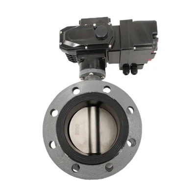 Precizni mali električni leptir ventil s prirubnicom